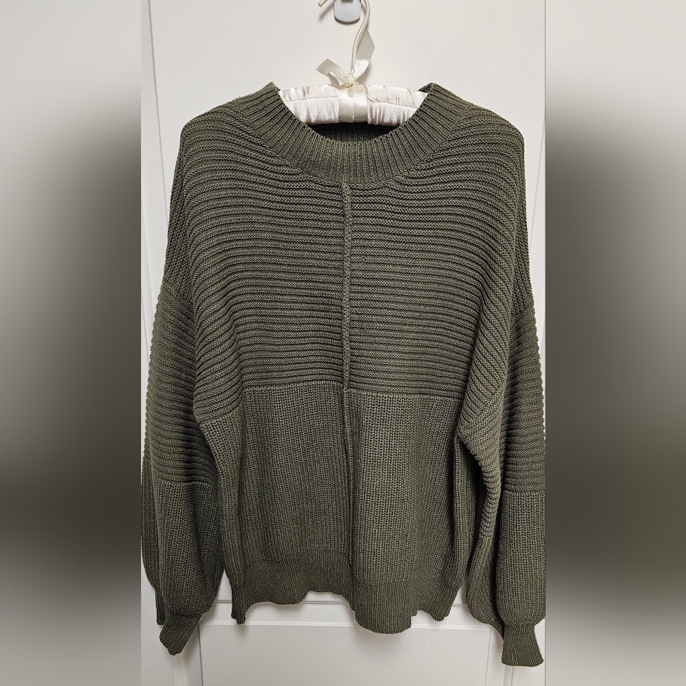Altar'd State Green Knit Sweater